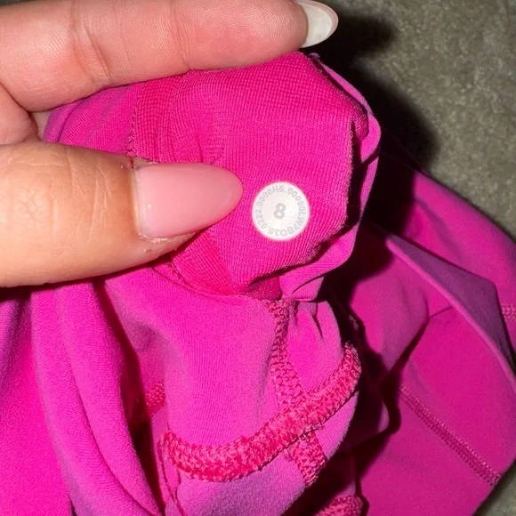Lululemon Hot Pink High Wasted Align Biker Shorts 6” - Picture 3 of 5